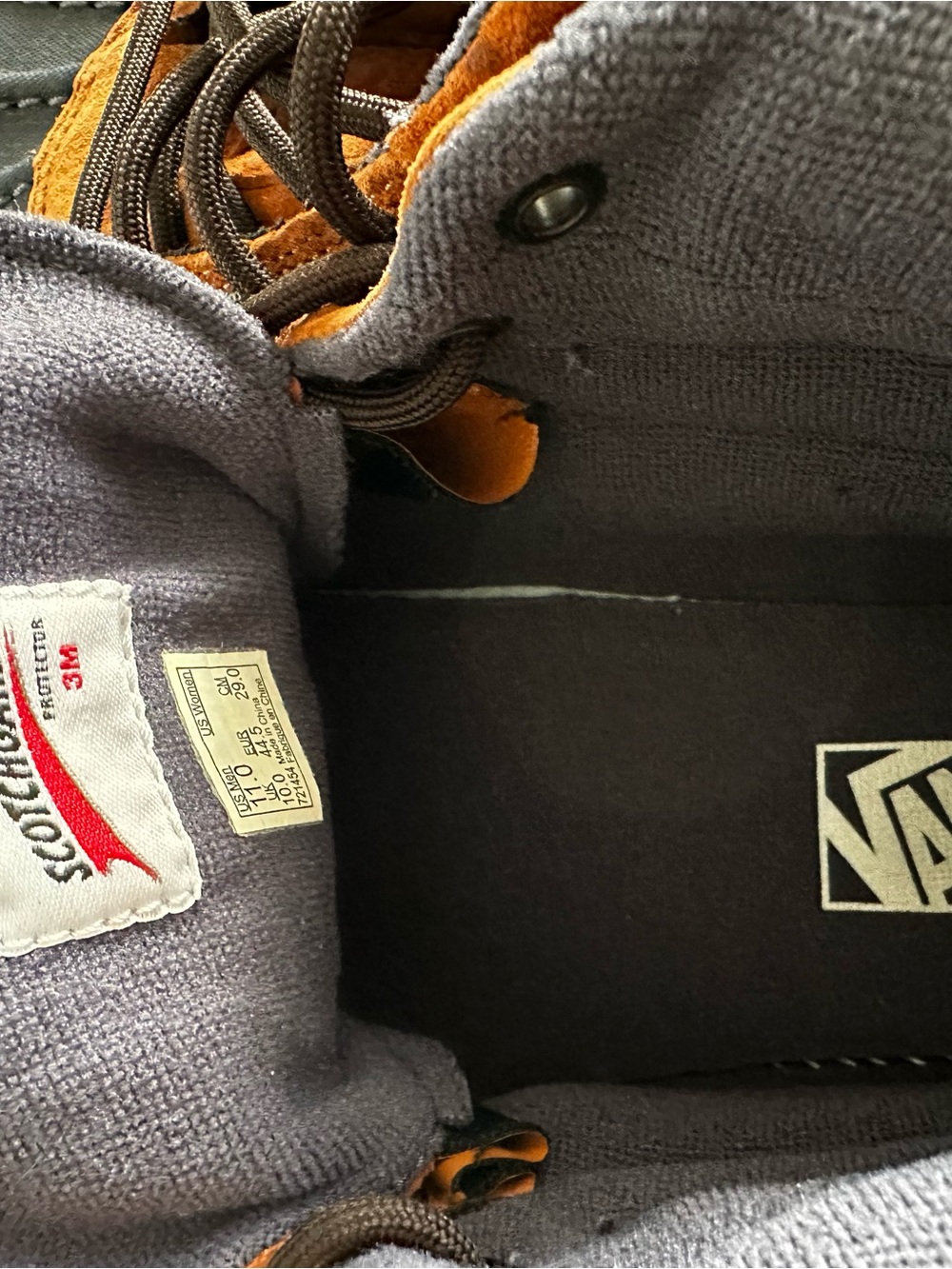 Vans Sk8-Hi Del Pato MTE Duck boot/ snow shoe - Ginger/Navy - Picture 5 of 6